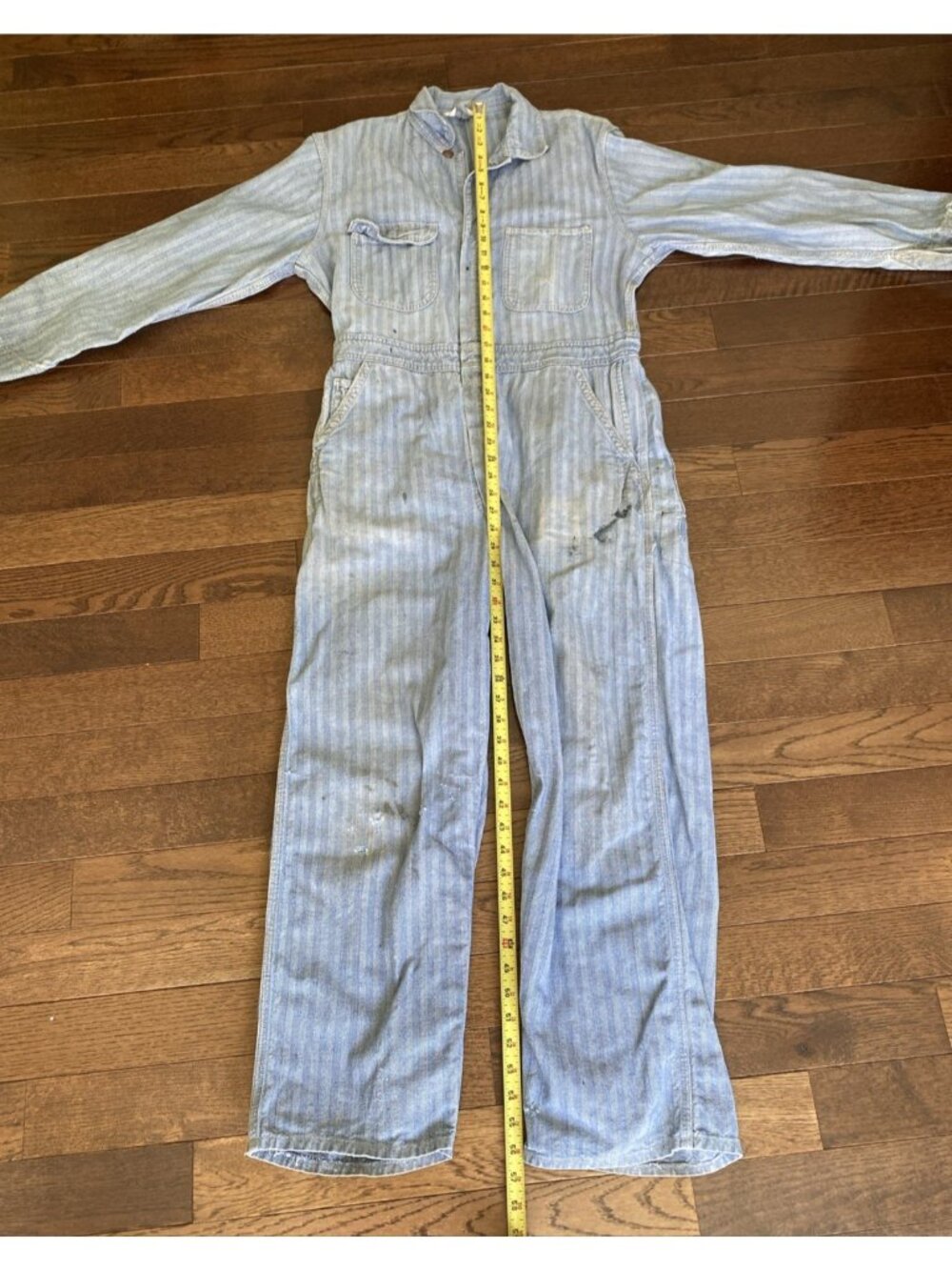 VTG Montgomery Ward Pioneer Herringbone Coveralls Utility Halloween Costume - Picture 6 of 16